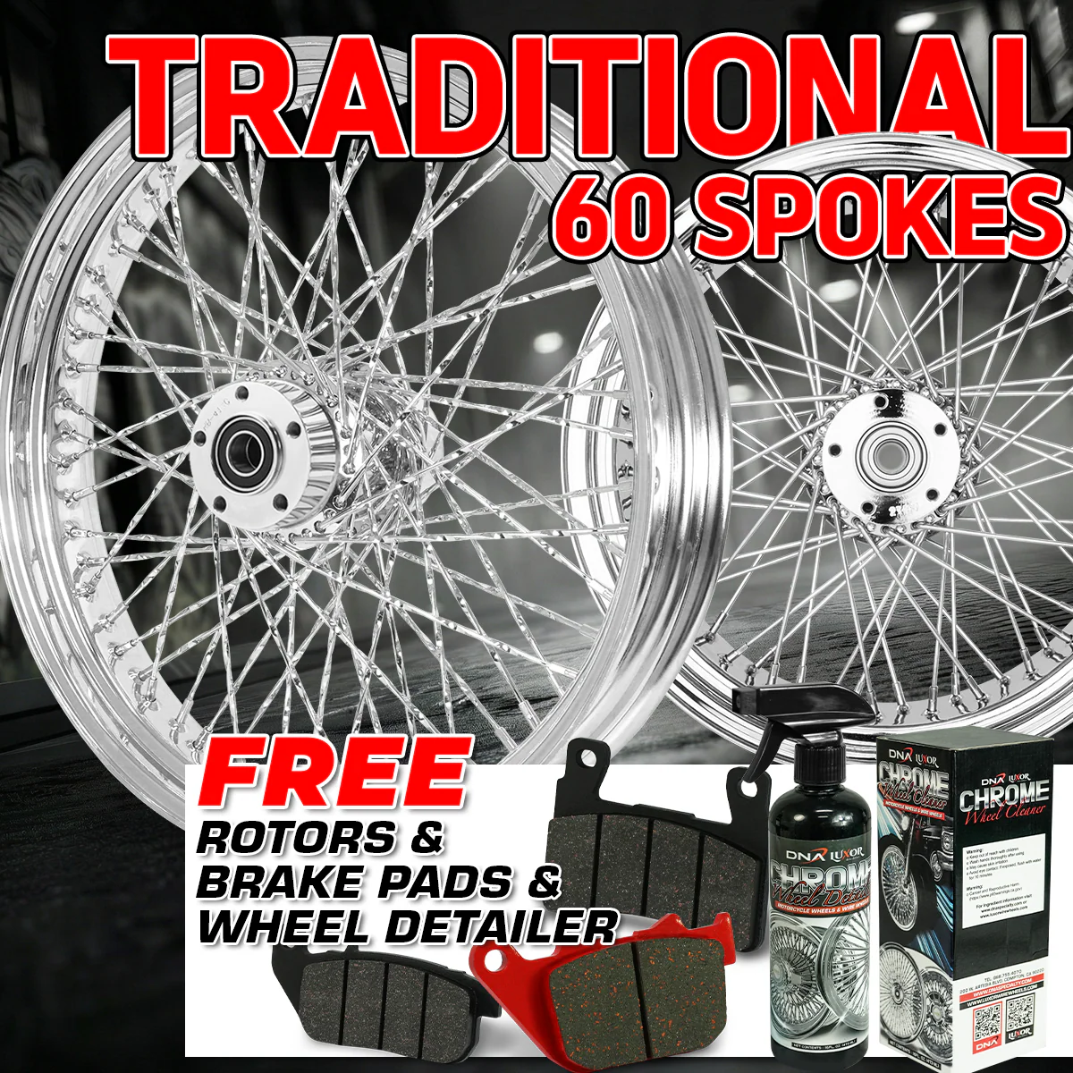 Spoked Motorcycle Wheels